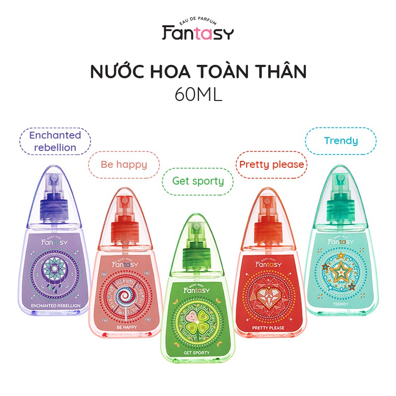 Nước Hoa Toàn Thân Fantasy 60 ml