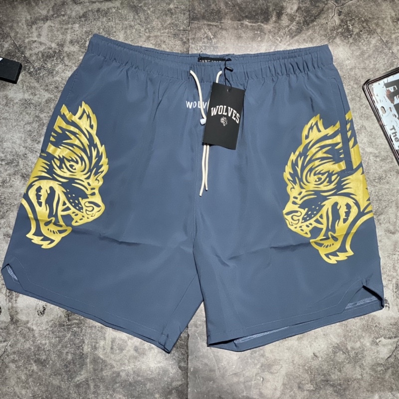 Quần Short Tập Gym,Chạy Bộ Sói Cao Cấp,Chất Gió Co Giãn