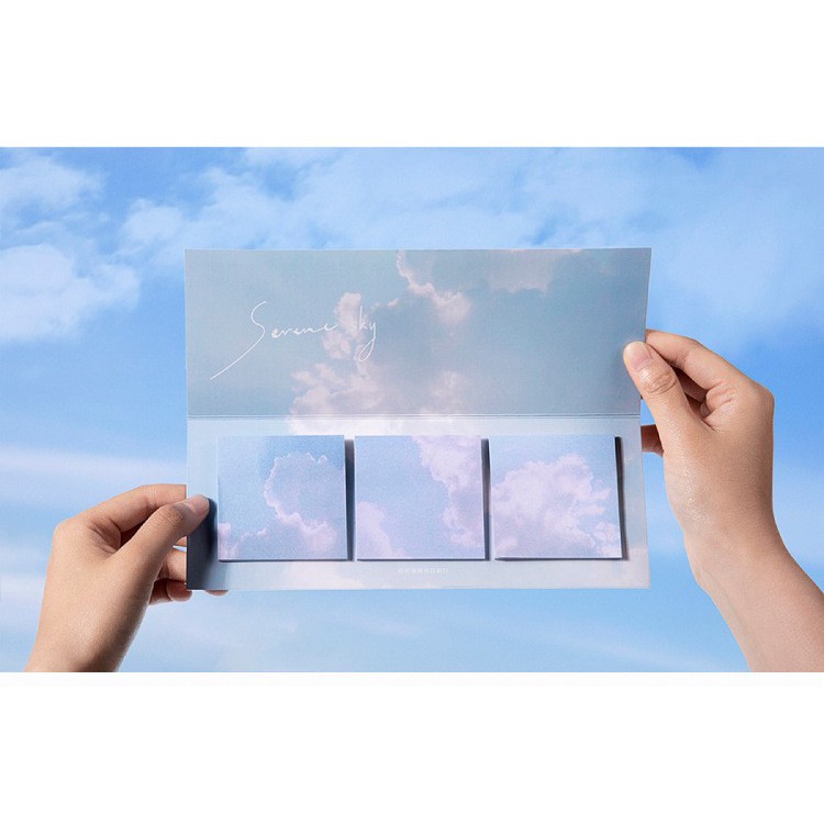 Giấy ghi chú đẹp, xinh xắn, chủ đề Mây, Trời và Biển - Phụ Kiện Trang Trí 247