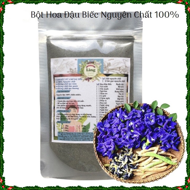 [Sỉ-Rẻ] Bột Hoa Đậu Biếc 200g sấy lạnh nguyên chất thiên nhiên 100% có giấy VSATTP và ĐKKD dùng đa công dụng [Lẻ-Sỉ]