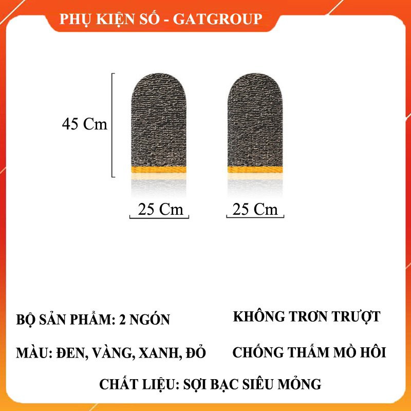 Bao tay chơi game ff siêu nhạy memo pubg flydigi 4 5  2 ngón giá rẻ BTGAT1 | BigBuy360 - bigbuy360.vn