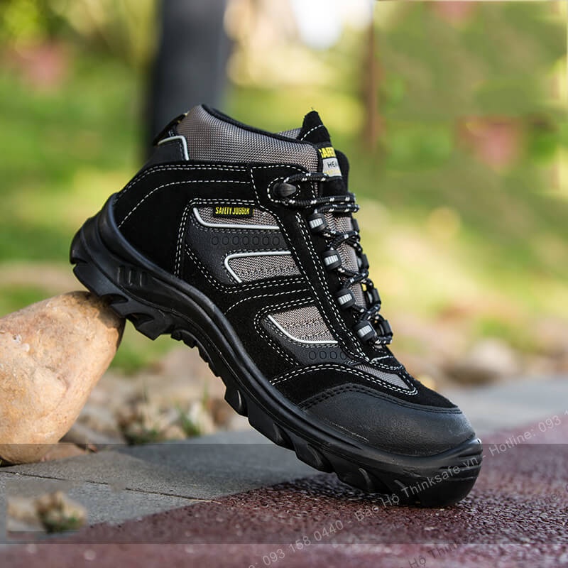 Giày bảo hộ Jogger Climber S3 mũi Composite chống va đập, chống đâm xuyên, da lộn siêu bền, chống thấm nước - Thinksafe