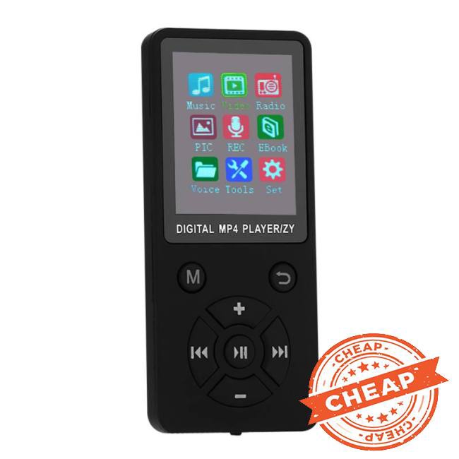 Máy nghe nhạc mp4 mini màn hình LCD hỗ trợ thẻ TF 32G kèm phụ kiện chuyên dùng