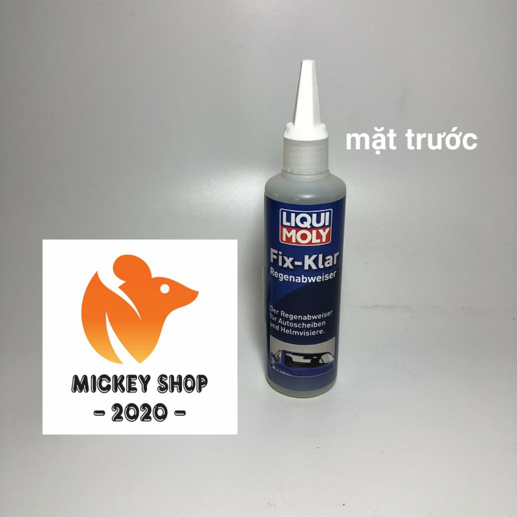 Dung dịch chống bám nước mưa cao cấp - Fix Klar (Liqui Moly)