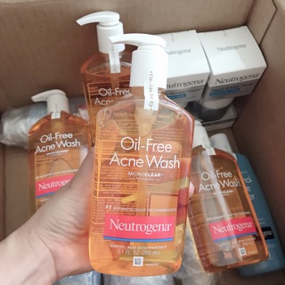 {Hàng nội địa USA🇺🇸} SỮA RỬA MẶT NEUTROGENA OIL-FREE ACNE WASH