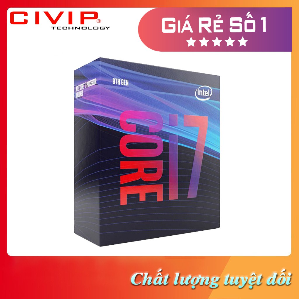 CPU Intel Core i7-9700F - Chính Hãng Bảo Hàng 3 năm