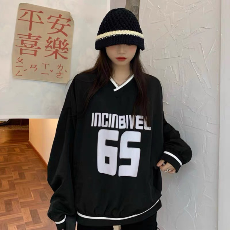 Áo sweater nỉ bông unisex in số 26 form rộng dài tay mặc cặp nam nữphù hợp phong cách hàn quốc | BigBuy360 - bigbuy360.vn