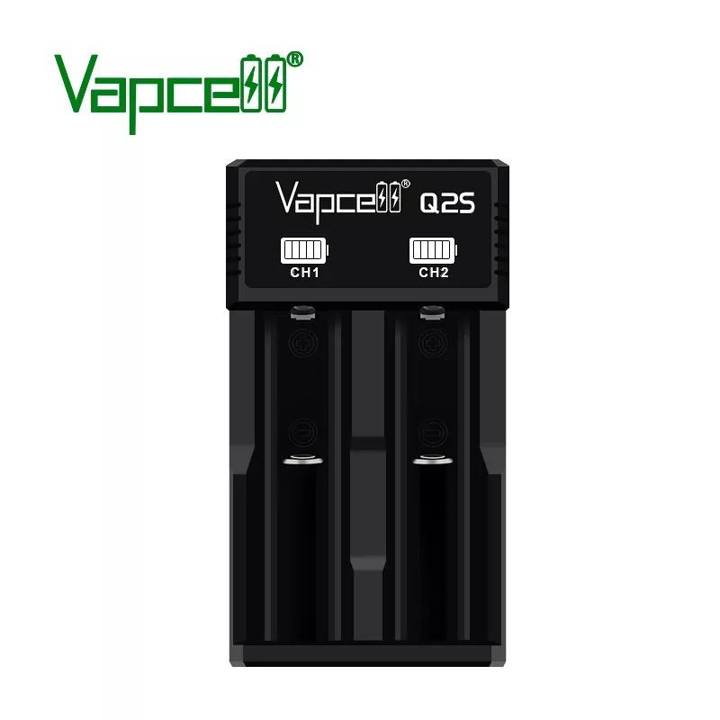 Sạc pin VAPCELL Q2S thông minh nhỏ gọn không kén và sạc được mọi loại pin