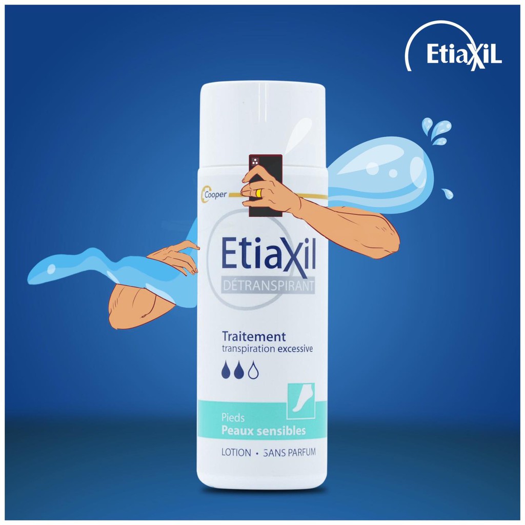 Xịt Khử mùi Etiaxil Mồ Hôi Chân và Tay (100ml)