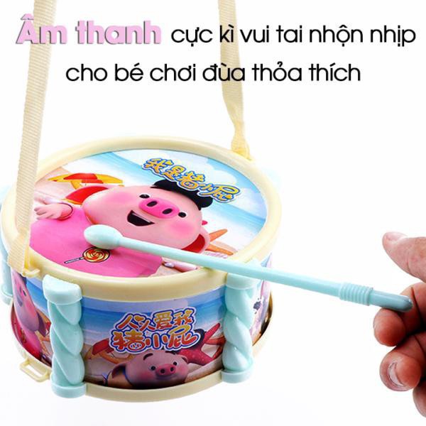 Đồ chơi trống hình heo Pepa cho bé vui nhộn - Bộ đồ chơi trống mấu mới