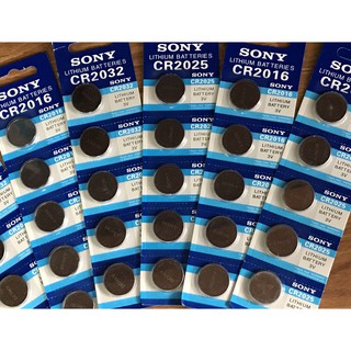 Pin nút Sony CR 2032 / 2025 / 2016 / 1632 / 1620 / 1616 / 1220