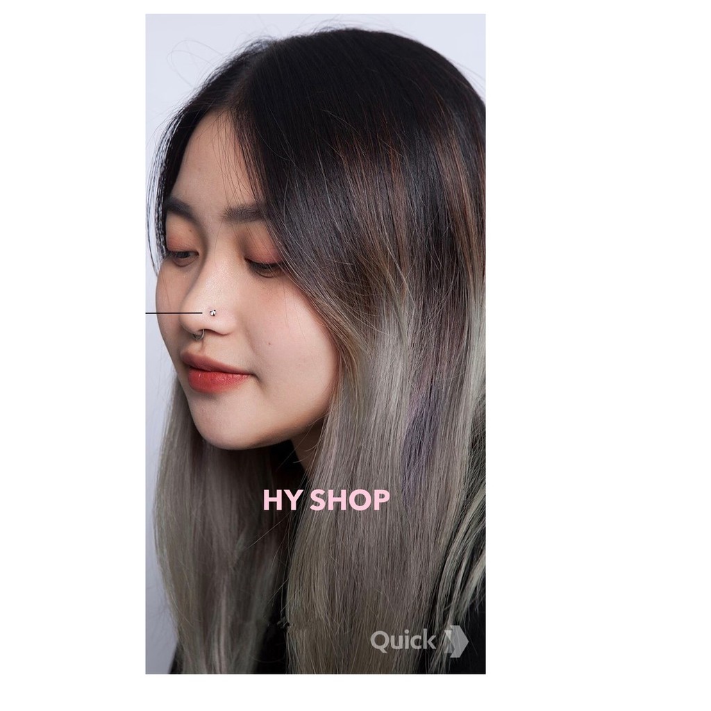Khuyên titan xỏ mũi cá tính thép y tế an toàn không dị ứng không gỉ - Unisex