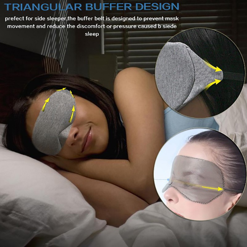 Miếng Bịt Mắt Ngủ Bằng Cotton Mềm Mại Tiện Dụng Khi Đi Du Lịch