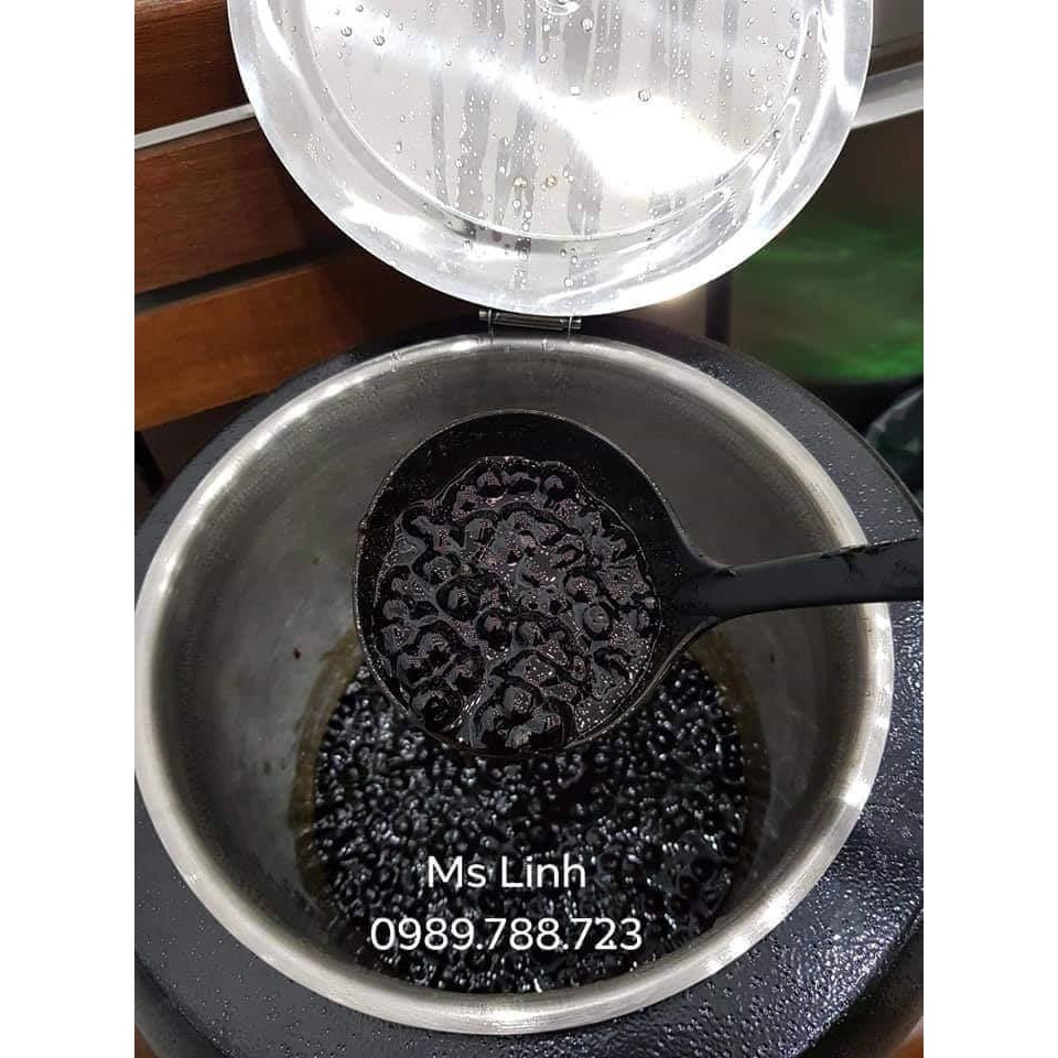 Siro Đường Đen Queen chai 1,3kg làm món trân châu đường đen cực ngon chuẩn vị