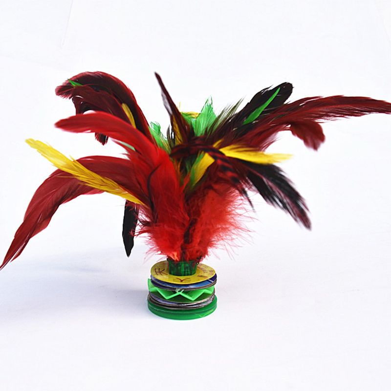 QQ Bộ 5 Lông Vũ Đồ Chơi Jianzi Trung Quốc Nhiều Màu Sắc