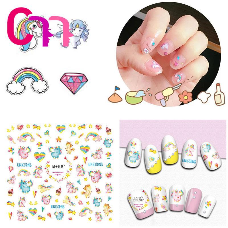 Decal hình kì lân dán móng nghệ thuật