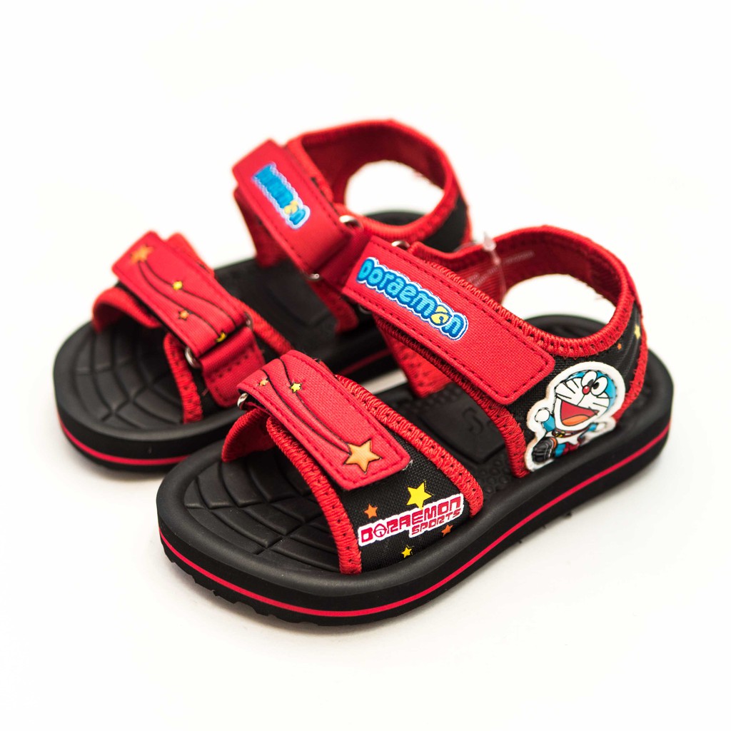 GIÀY SANDAL XỐP QUAI HẬU HỌC SINH BÉ TRAI DORAEMON DXB128722 (ĐỎ + XANH DƯƠNG)