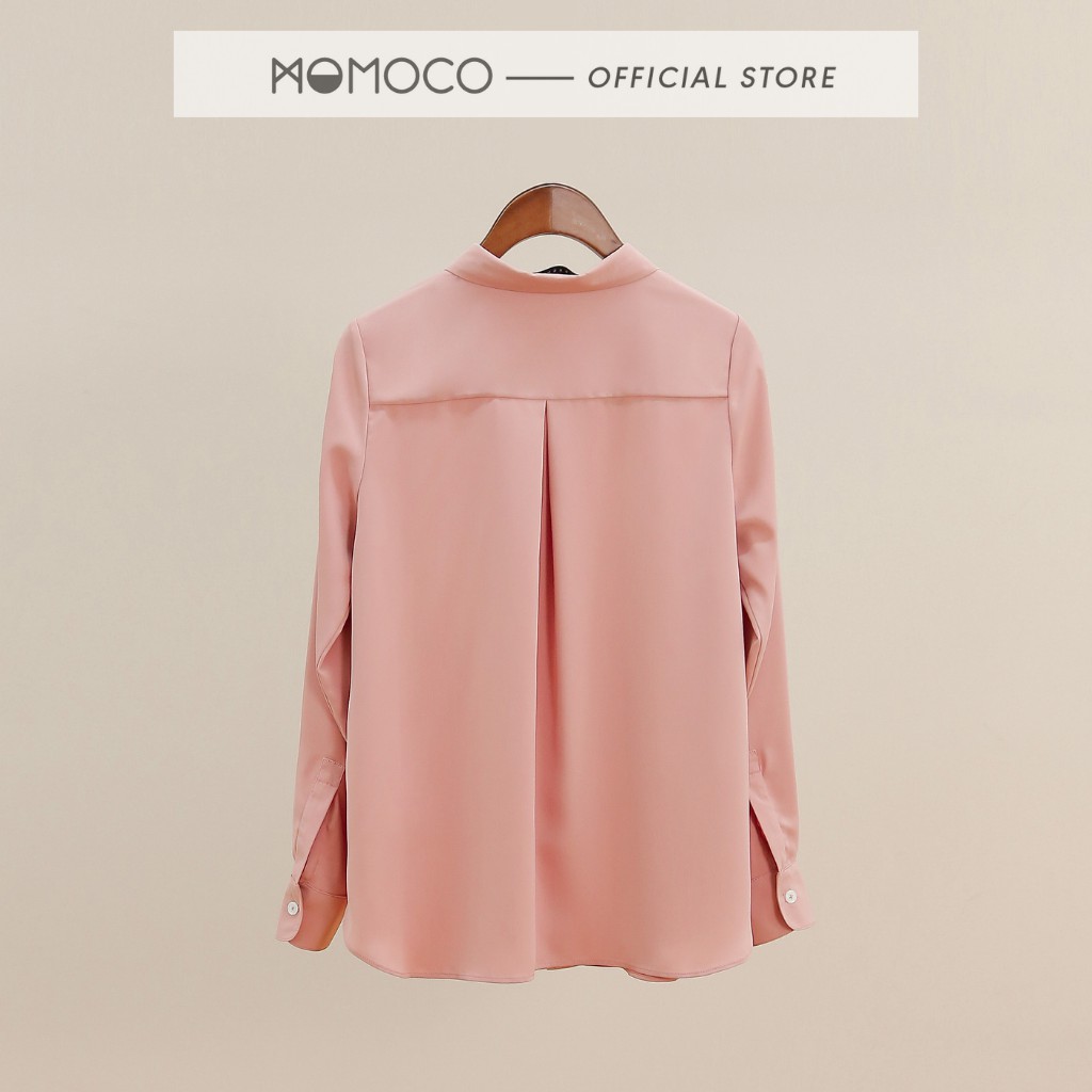 Áo sơ mi dài tay nữ MOMOCO ESSENTIALS The Everyday Shirt chất cát mịn không nhăn x | BigBuy360 - bigbuy360.vn