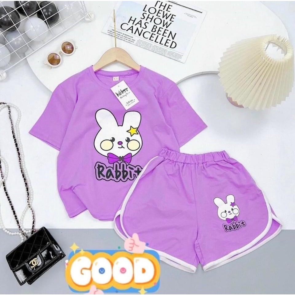 [HOTI] BỘ CỘC TAY THỎ CON CHẤT COTTON MỀM MÁT SIÊU ĐÁNG YÊU CHO BÉ 8-24KG. VIDEO THẬT, XƯỞNG MAY BIBO