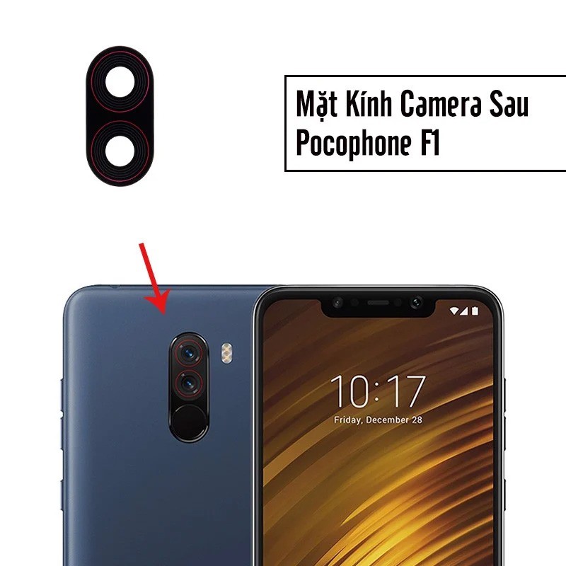 Mặt kính thay thế camera sau cho Xiaomi Pocophone F1