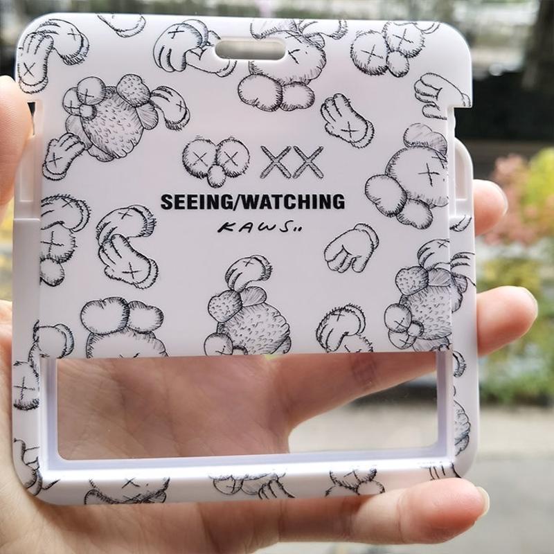 Ví Đựng Thẻ ID / Thẻ ID Dáng Dài Họa Tiết Sesame Street Đáng Yêu Kèm Móc Khóa
