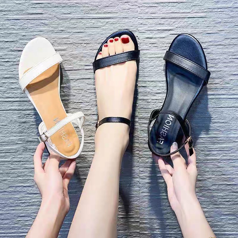 GIÀY SANDAL QUAI MẢNH 2CM MÃ B18