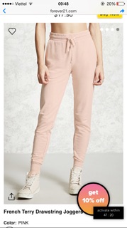 Quần jogger f21/2017