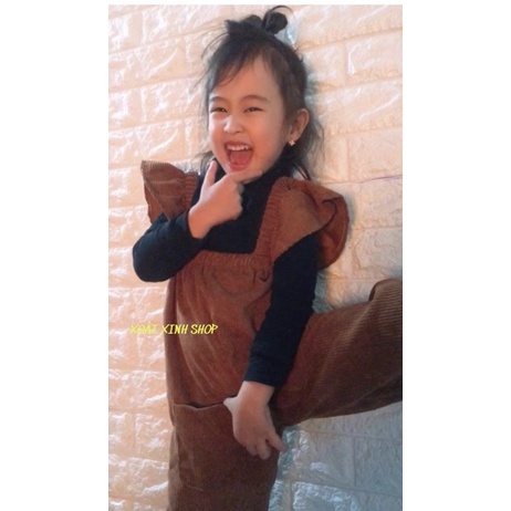 Sét yếm nhung siêu đáng yêu cho bé gái từ 8-22kg💋