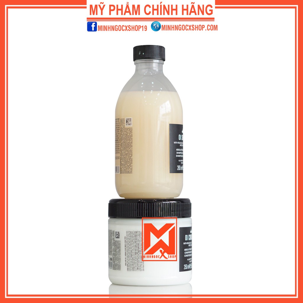 Dầu gội xả hoàn mỹ cho mọi loại tóc DAVINES OI 250 + 280ml chính hãng