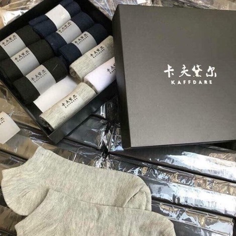 Hộp 10 đôi tất chống thối chân cổ cao, ngắn cho nam-giadungsieure