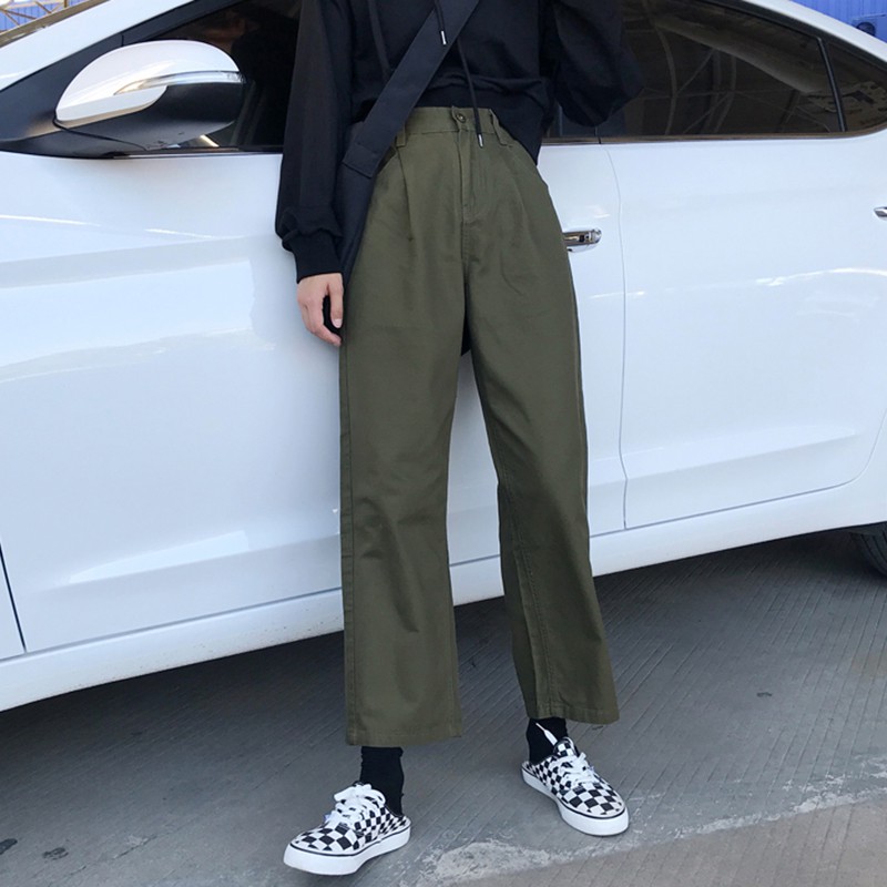 (Order) Quần kaki xanh rêu - 2 ảnh thật cuối