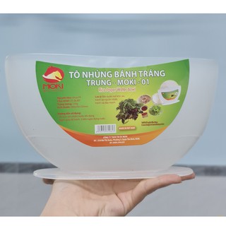 Tô nhúng bánh tráng 3 ngăn