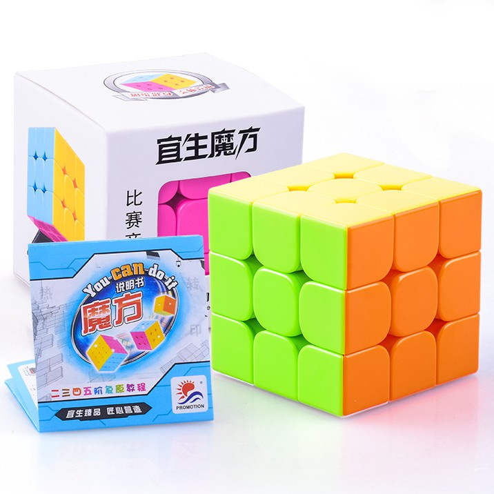 Rubik 3x3 Xoay Trơn, Không Rít, Độ Bền Cao, Màu Sắc Đẹp. Khối Rubic 3 Tâng Đồ Chơi Thông Minh