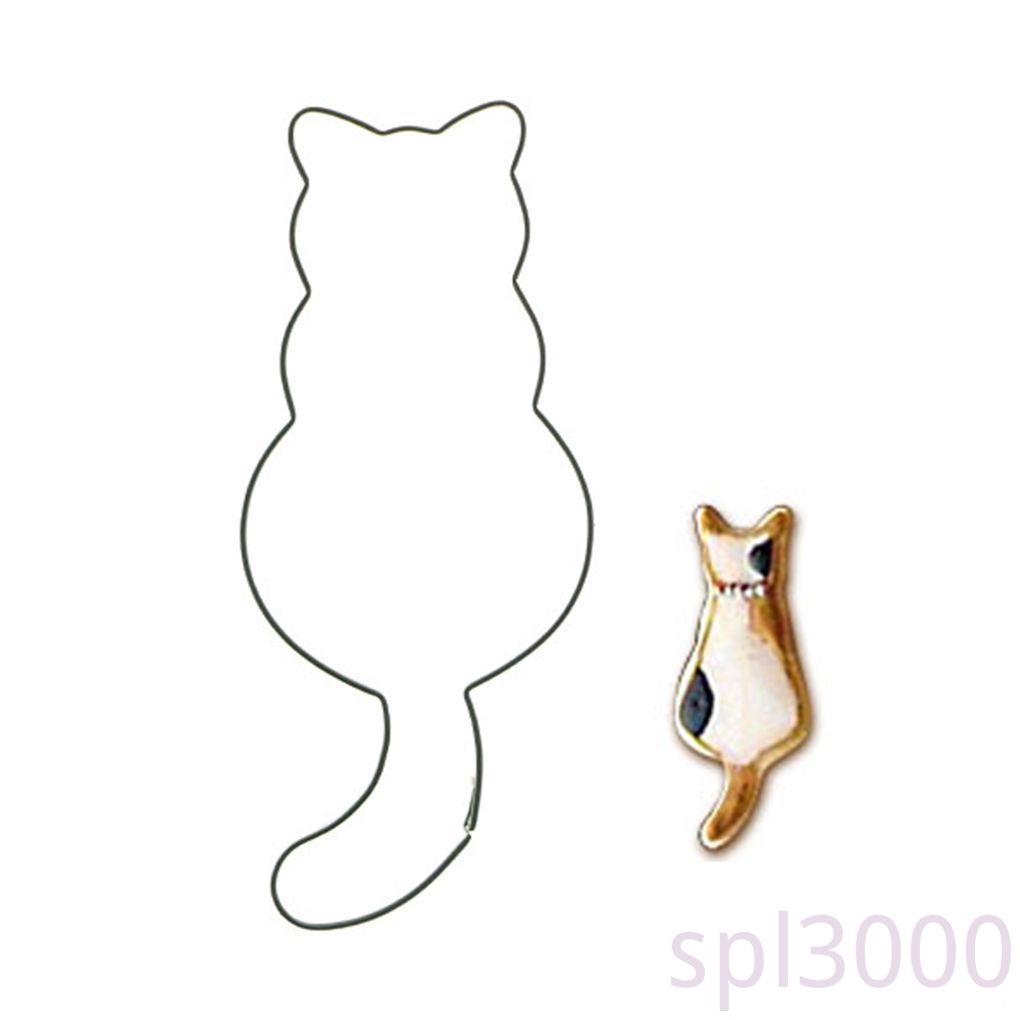 Dễ Thương Khuôn Cắt Bánh Sandwich Hình Mèo Bằng Thép Không Gỉ