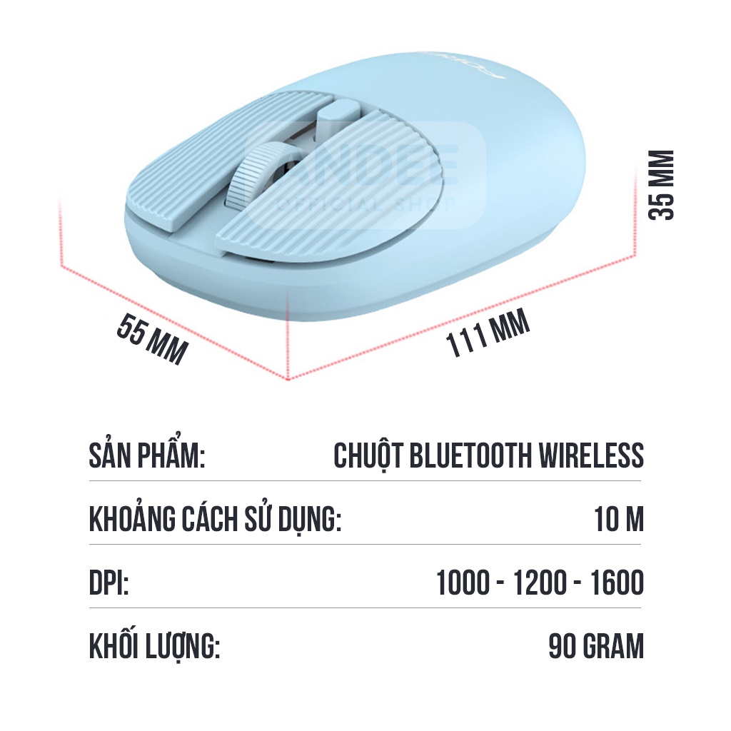 Chuột không dây Forev FV-198 Wireless nhiều màu