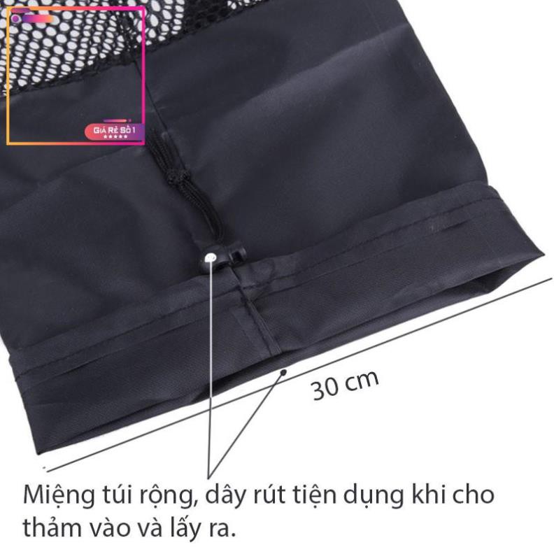 Túi đựng thảm tập yoga cao cấp, túi đựng thảm yoga dạng lưới có dây đeo tiện lợi