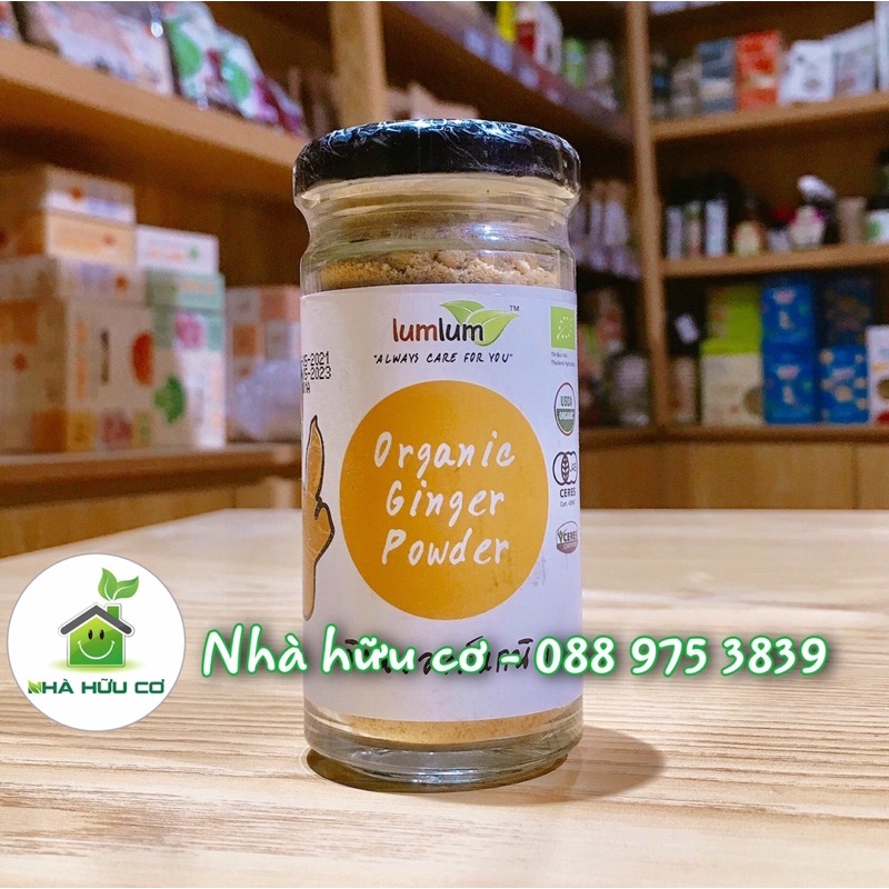 BỘT GỪNG hữu cơ Lumlum 30g - Organic Ginger Powder - Date: 24/5/2023 - Nhà hữu cơ