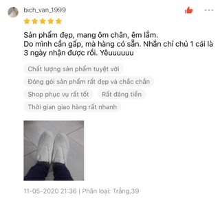 Giày bata trắng đế cao kèm ảnh thật