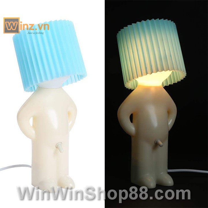 Đèn ngủ cu tí (Màu xanh dương) - Do_luu_niem