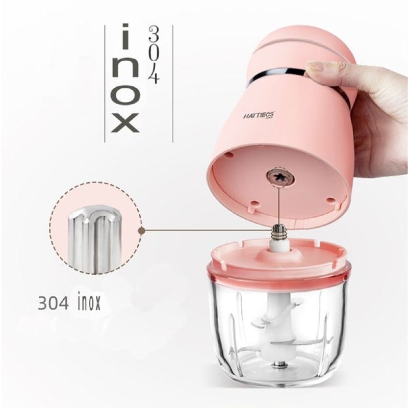 [CÓ SẴN ] MÁY XAY ĐA NĂNG HATIECS 0,3 LÍT ( MẪU MỚI)