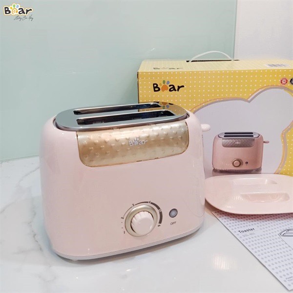 MÁY NƯỚNG BÁNH MÌ SANDWICH BEAR DSL-601 , MÁY KẸP NƯỚNG LÀM BÁNH MỲ WAFFLE / BÁNH QUẾ BH 18 THÁNG