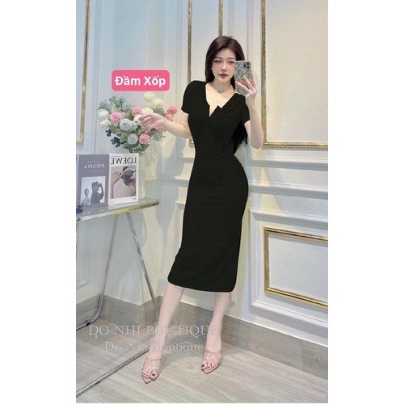 SALE LỖ Đầm Body Gân Tăm Dáng Dài Đủ Kiểu Màu Sắc Lạ Mắt Sát Nách Tay Dài Đi Dự Tiệc Đi Chơi Hẹn Hò