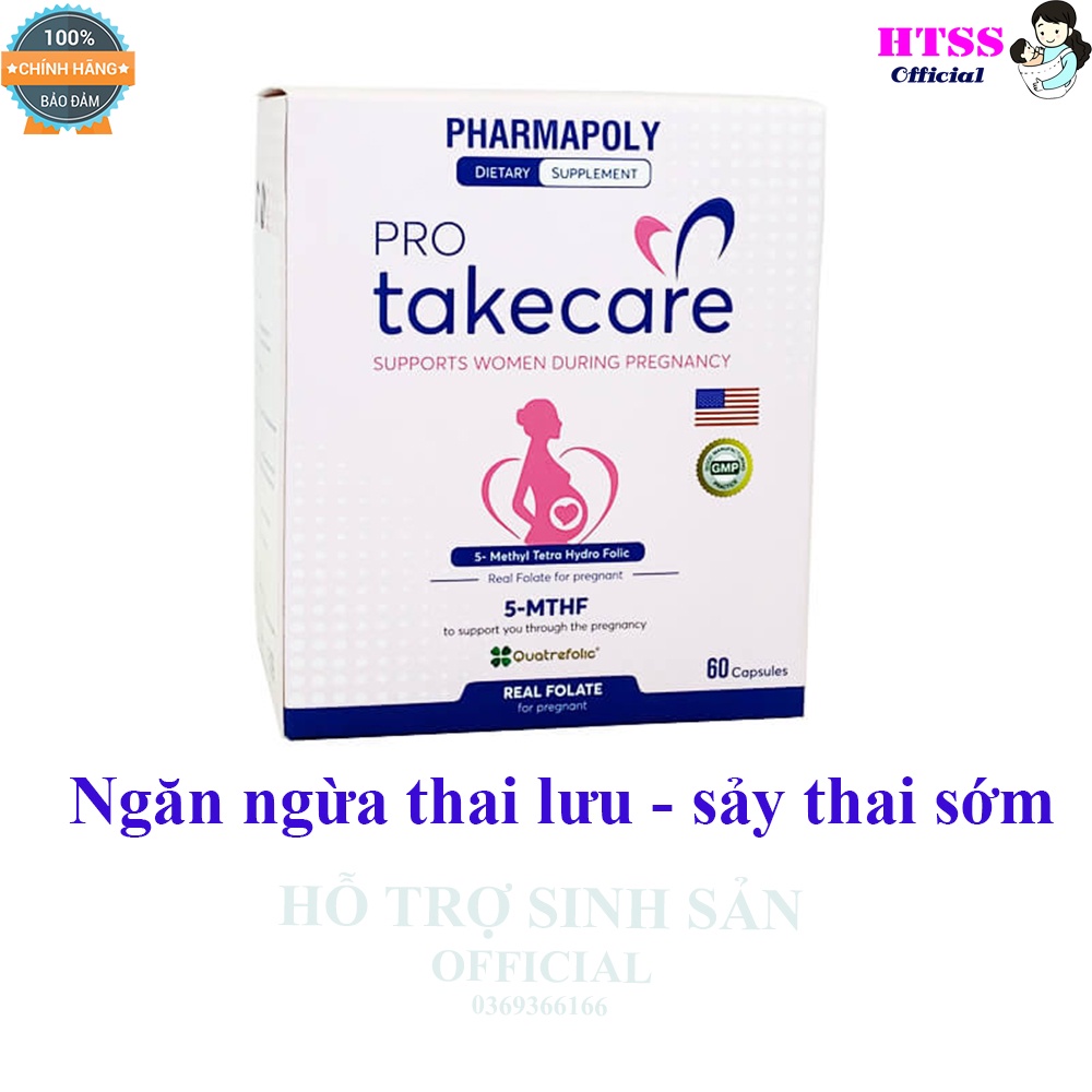 [Sản Phẩm Chính Hãng ] Protake Care 5 - MTHF - Ngăn ngừa thai lưu - sảy thai ( 60v )