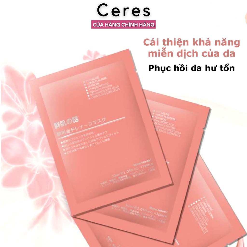 Mặt nạ nhau thai cừu - mặt nạ giấy dưỡng da Nhật Bản mask rwine dưỡng ẩm và trắng da | BigBuy360 - bigbuy360.vn
