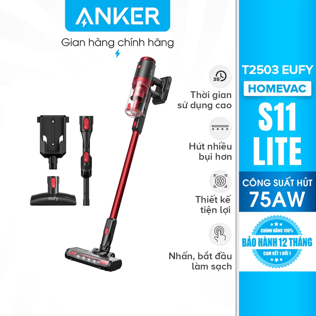 Máy hút bụi cầm tay không dây EUFY HomeVac S11 Lite (by Anker) - T2503