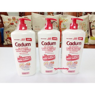 Tắm gội Bebe Cadum cho baby và trẻ nhỏ