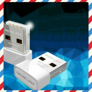 🎀 USB Mini Wifi Chính Hãng MERCURY 2019 - USB Mini thu Wifi 802.11n 150Mbps Lắp Cho Máy Tính Bàn PC (Đĩa Driver đi kèm)