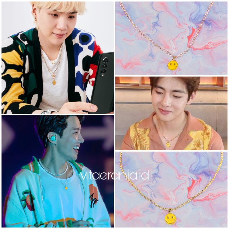 Dây Chuyền Mặt Cười Tehyung | Dây Chuyền Mặt Chữ V bts | Dây Chuyền Mặt Cười Chữ V bts | Vòng Cổ Nụ Cười | Quân Đội Bts | Dây Chuyền Mặt Cười Jhope j-hope | Vòng Cổ Bts suga | Min yoongi agust d