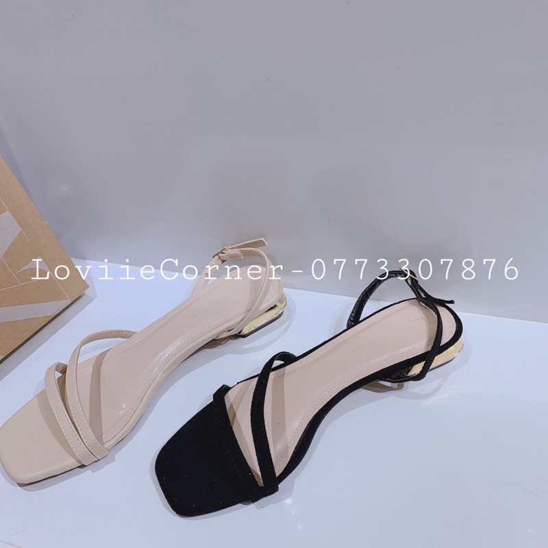 LOVIIECORNER- GIÀY SANDAL NỮ QUAI MẢNH DÂY CHÉO 2CM - GIÀY SANDAL NỮ ĐẾ BỆT 2CM QUAI MẢNH - SANDAL NỮ DÂY CHÉO- G200523