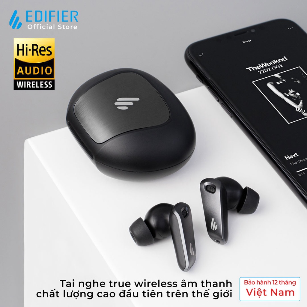 Tai nghe bluetooth Edifier Neobuds Pro - Hires Audio Wireless - Chống ồn chủ động 6 mic đàm thoại - Hàng chính hãng